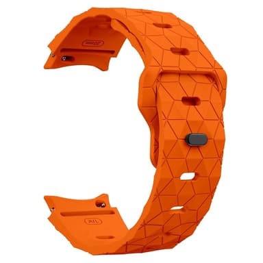 SKALO Hexagon Silikonarmband Samsung Watch 6 Classic 43mm/47mm - Orange