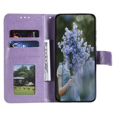 SKALO Motorola Moto G35 5G Mandala Plånboksfodral - Lila