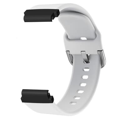 SKALO Silikonarmband Garmin Fenix 7S/7S Pro 42mm - Vit