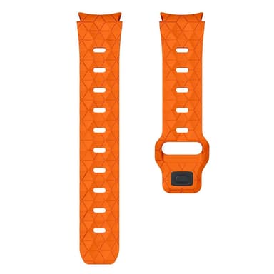 SKALO Hexagon Silikonarmband Samsung Watch 6 Classic 43mm/47mm - Orange