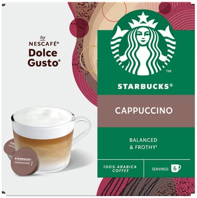Starbucks Cappuccino by NESCAFÉ Dolce Gusto kaffekapslar (12 st)