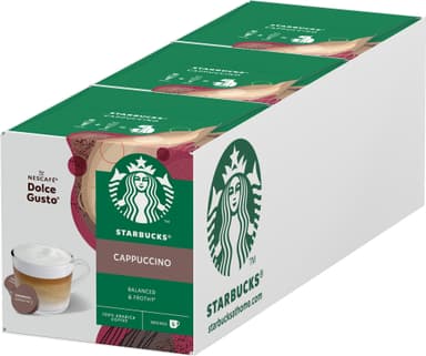 Starbucks Cappuccino by NESCAFÉ Dolce Gusto kaffekapslar (12 st)