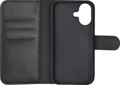 Kungsbacka iPhone 16 plånboksskal (svart)