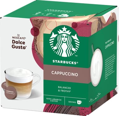 Starbucks Cappuccino by NESCAFÉ Dolce Gusto kaffekapslar (12 st)