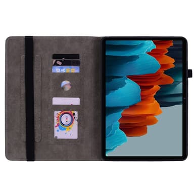 SKALO Samsung Tab S9+/S9 FE+ Mandala Butterfly Fodral - Blå