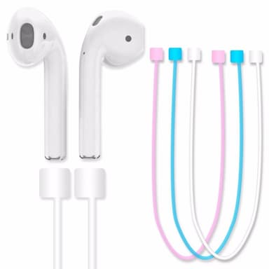 SKALO AirPods Anti-Tapp-snöre i silikon - Röd