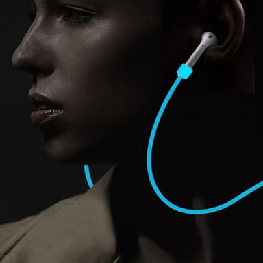 SKALO AirPods Anti-Tapp-snöre i silikon - Röd