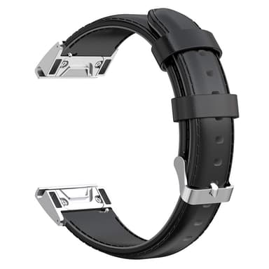 KALEBOL Läderarmband Garmin Fenix 8 51mm - Svart