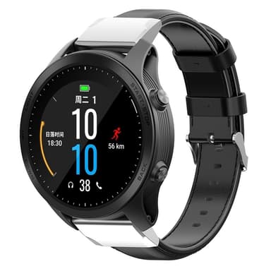 KALEBOL Läderarmband Garmin Fenix 8 51mm - Svart