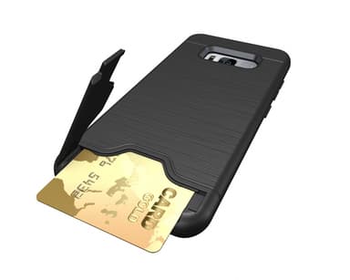 Samsung S8 | Armor skal | Korthållare - Turkos