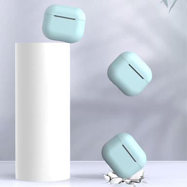 SKALO AirPods 3 Ultratunn Silikon Fodral - Turkos