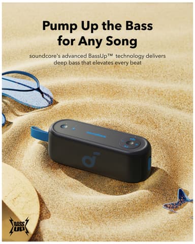 Soundcore Select 3 bärbara trådlösa högtalare (svart)