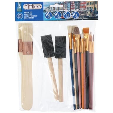 Artico Penselset 25-pack