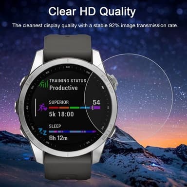 SkÃ¤rmskydd i hÃ¤rdat glas till Garmin Fenix 7S