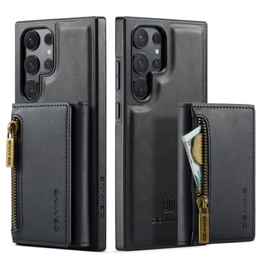 Samsung S24 FE fodral med RFID-skydd / Magnetisk plånboksfodral med ko