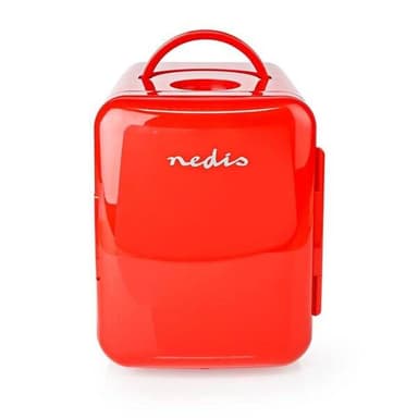 Nedis Portabelt Minikylskåp 4L Röd