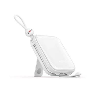Joyroom Powerbank med USB-C och Lightning-kabel 10000mAh 22,5W - Vit