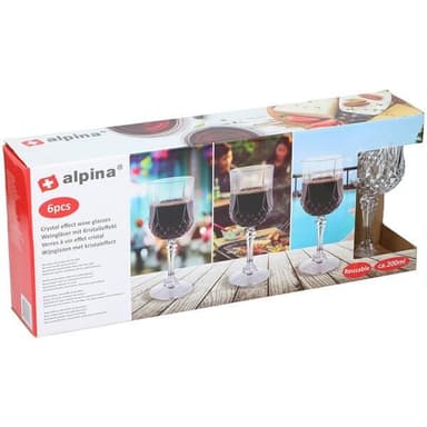Alpina Vinglas i plast 200ml