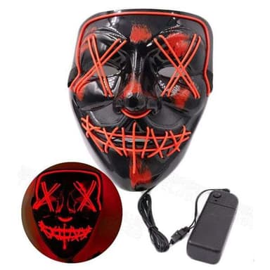 El wire purge led mask - Röd