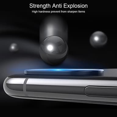 Linsskydd 2.5D 9H härdat glas Bakre Kamera Samsung Galaxy S20