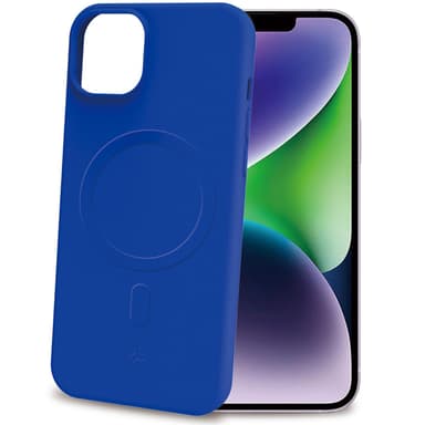 Cromomag Soft rubber case MagSafe iPhone 15 Plus Blå