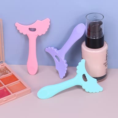 Multifunktionell silikon eyeliner-hjälpare Flerfärgad