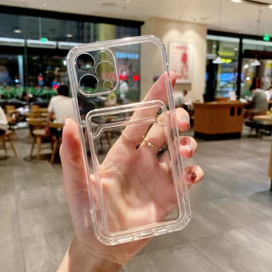 Skyddande magnetfodral för iPhone 16-serien med korthållare iPhone 16