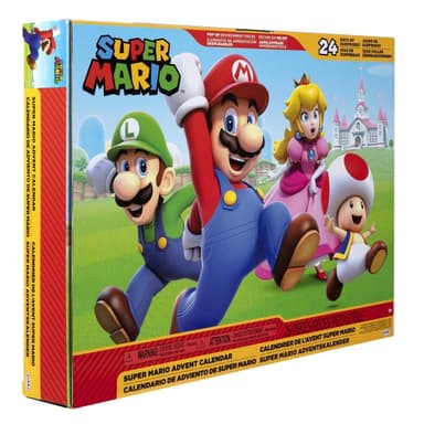 JAKKS Pacific Super Mario Adventskalender 2,5 tums figurer & tillbehör Klassiskt tema