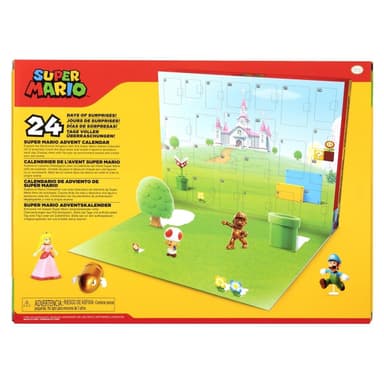 JAKKS Pacific Super Mario Adventskalender 2,5 tums figurer & tillbehör Klassiskt tema