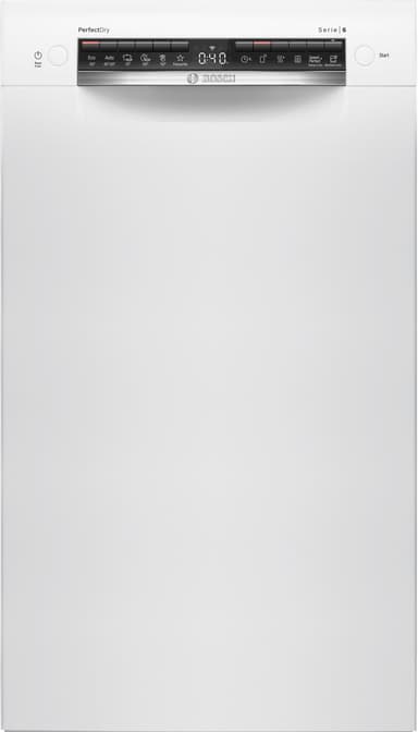 Bosch Serie 6 Diskmaskin SPU6ZMW02S (vit 45cm)