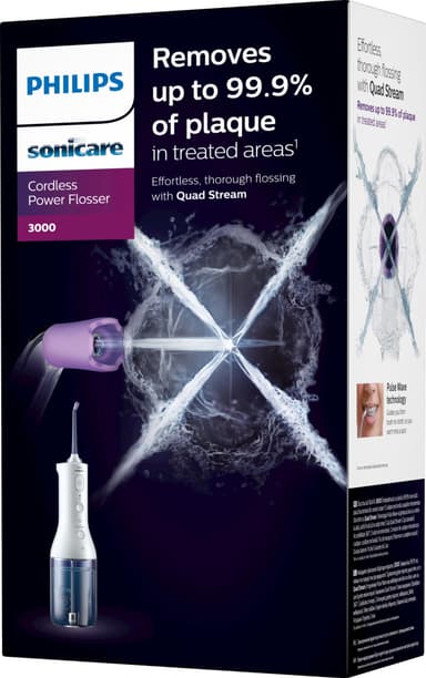 Philips 3000 Series Sonicare vattenflosser HX3826/31 (svart)