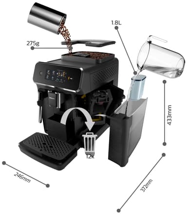 Philips Serie 2200 Helautomatisk Kaffemaskin EP222010