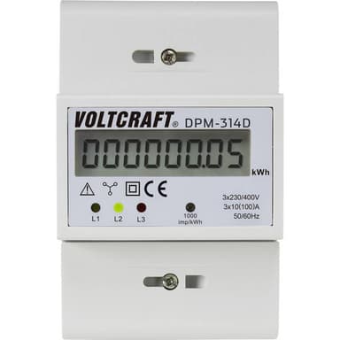 VOLTCRAFT DPM-314D Elmätare 3-fas digital N/A