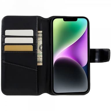 Nordic Covers iPhone 14 Plus Fodral MagLeather Raven Black