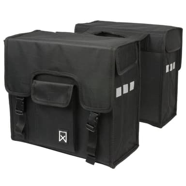 vidaXL Cykelväskor 38 l svart