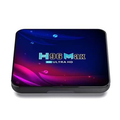 H96 Max RK3318 TV Box Android 11.0 2.4G Svart 4 GB+32 GB