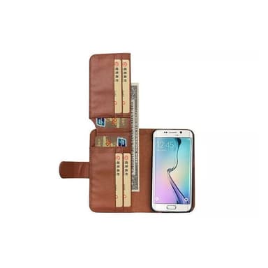 Iphone X Plånboksfodral med 6 kortplatser Brun