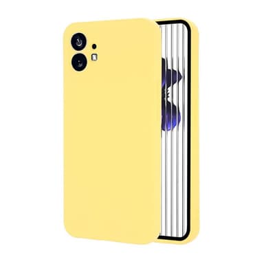 Liquid silikon skal Nothing Phone (1) - Gul