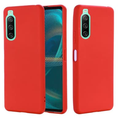 Liquid silikon skal Sony Xperia 10 IV - China Red