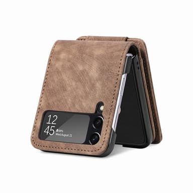 Mobilskal 2i1 Samsung Galaxy Z Flip 4 - Brun
