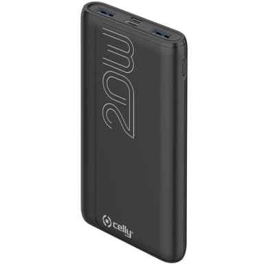 Celly PowerBank PD 20W 10.000 mAh Svart
