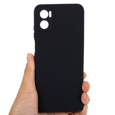 Liquid silikon skal Motorola Moto E22i - Svart