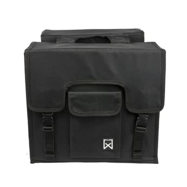 vidaXL Cykelväskor 38 l svart