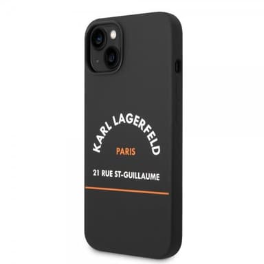 Karl Lagerfeld iPhone 14 Plus Skal Rue St Guillaume Svart