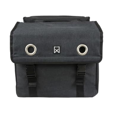 vidaXL Cykelväskor 52 L presenningstyg svart