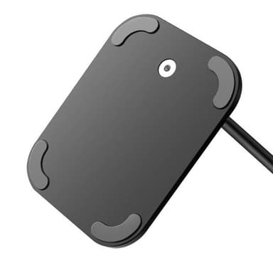Hållare för hörlurar och headset ABS/aluminiumlegering Svart