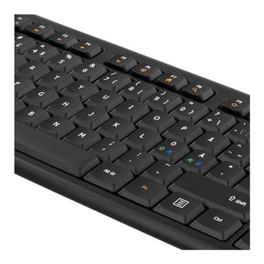 Tangenbord USB Nordisk Svart