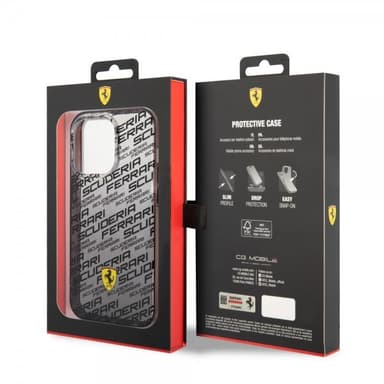 Ferrari iPhone 14 Pro Skal Gradient Scuderia Svart