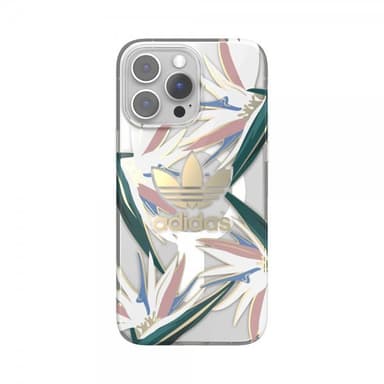 Adidas iPhone 14 Pro Max Skal Trefoil Clear Case MagSafe Gold