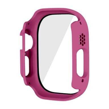Skal med glasskydd Apple Watch Ultra (49mm) - Mörkrosa